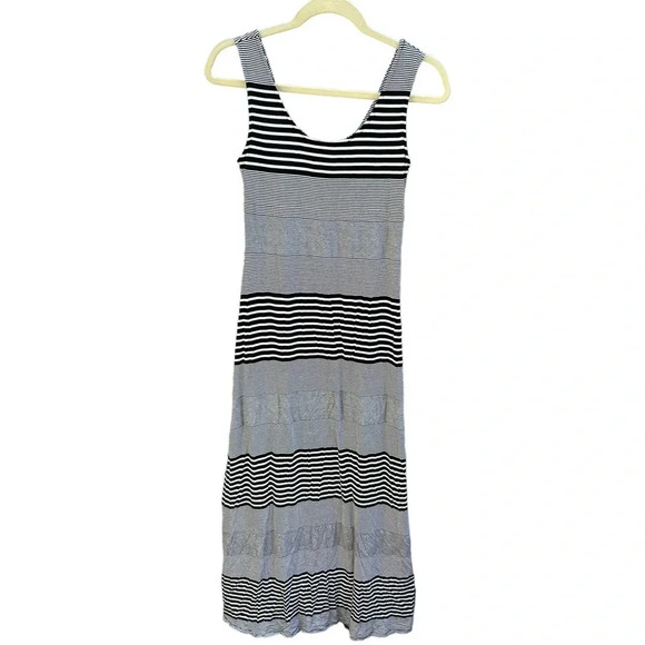 MERONA STRIPED JERSEY MAXI DRESS - Picture 1 of 3